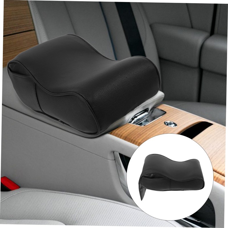 Alipis Armrest Box Pad with Pockets Memory Car Arm Rest