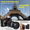 Digital Camera with Macro & Wide Angle Lens 48MP 4K