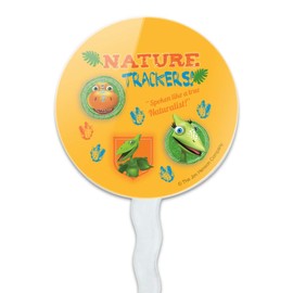 GRAPHICS & MORE Dinosaur Train Nature Trackers Buddy Tiny Cupcake Picks Toppers Decoration Set of 6