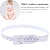 VILLCASE 6pcs Head Circumference Tape Measure, Plastic Reusable Newborn Head