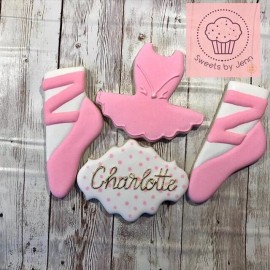 Unbranded Ballet Dance Slipper 4.5'' Cookie Cutter Metal Nutcracker Dancer Dancing Cookies