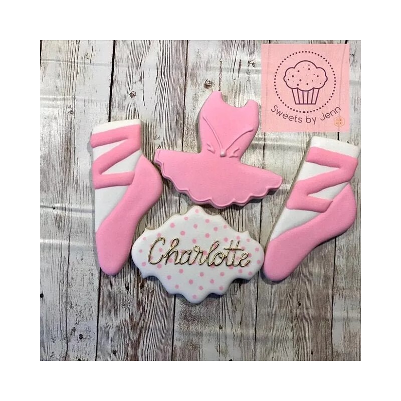 Unbranded Ballet Dance Slipper 4.5'' Cookie Cutter Metal Nutcracker Dancer