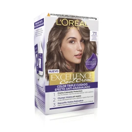 L'Oréal Paris Excellence Cool Cream Ink Permanent - Tono 7.11 Rubio Ceniza Intenso