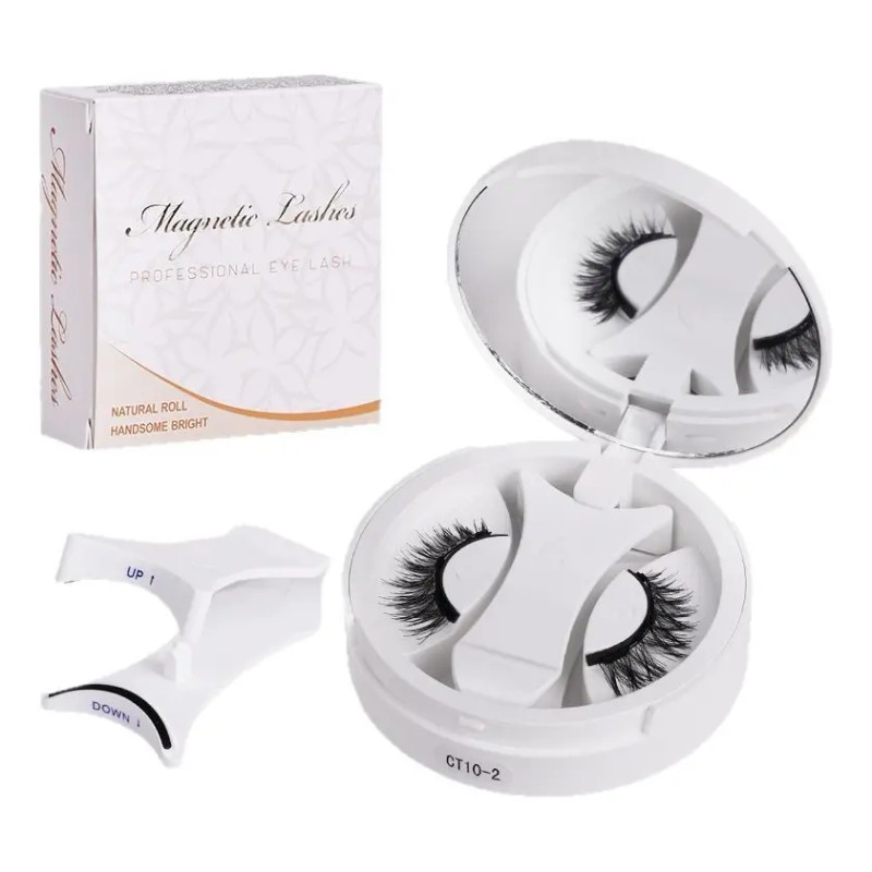 Kit De Pestañas Magnéticas Reutilizables Con Aplicador