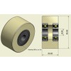 Smart Machines 4 x Nylon Polyamide Wheels Diameter 40mm Width