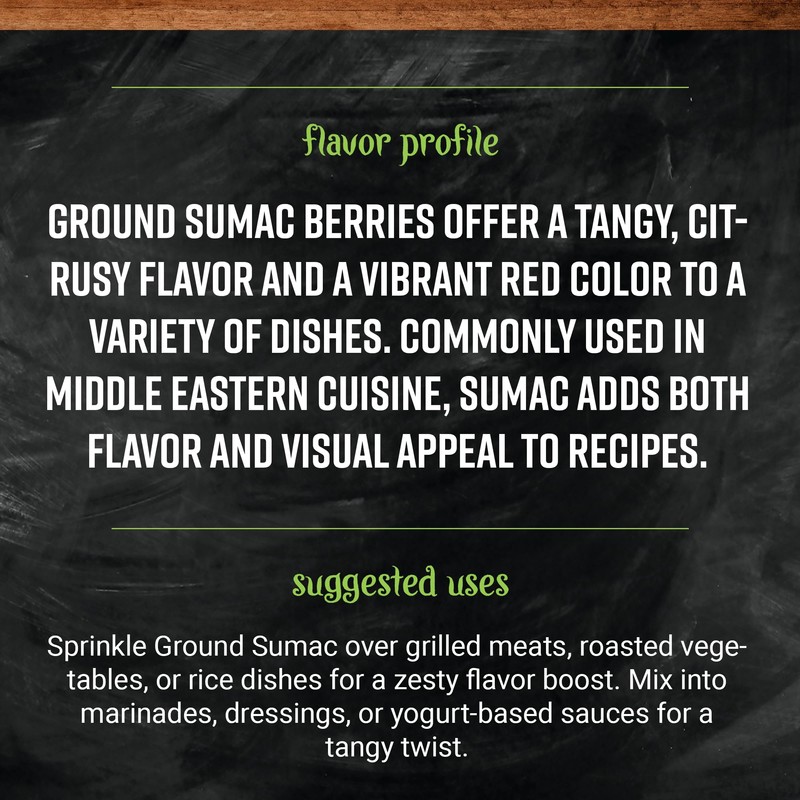 Frontier Bulk Sumac Berries, Ground, 16 Ounce