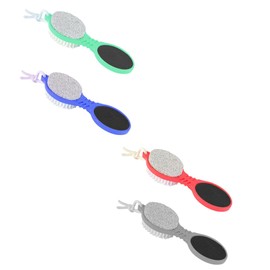 Minkissy 4pcs Foot Files for Callus Removal Professional Pedicure Tools for Home Travel Random Colors Gentle Exfoliation for Smooth Feet and Heels