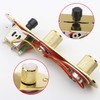 Unxuey Guitar Gold 3 Way Fully Loaded Control Plate Prewired