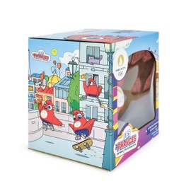 Doudou et Compagnie - Licence JO Paris 2024 Mascot Olympic and Paralympic Games - OLY figurine 14.5 cm, JO2507, red, 14.5