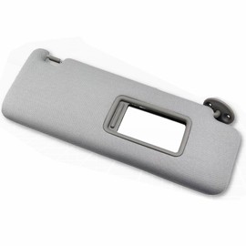 New Right Sun Visor with Extended Plate Passenger Side RH Grey Compatible with Toyota 4RUNNER 2010-2022 Replace 74310-35A90-B1