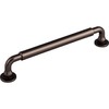 Top Knobs TK824PN Serene Collection 6-5/16" Lily Pull, Polished Nickel