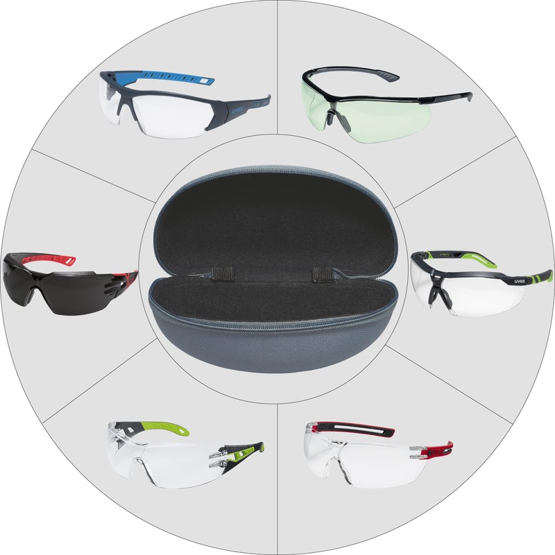 Uvex Glasses Case – Textile Case – Hard Shell –