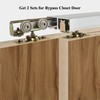 2 Pack Bi-Direction Pocket Door Soft Close/Open Hanger Fits Johnson