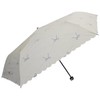 Women's Folding Umbrella, Ribs, 21.7 inches (55 cm), Stylish, Ribbon