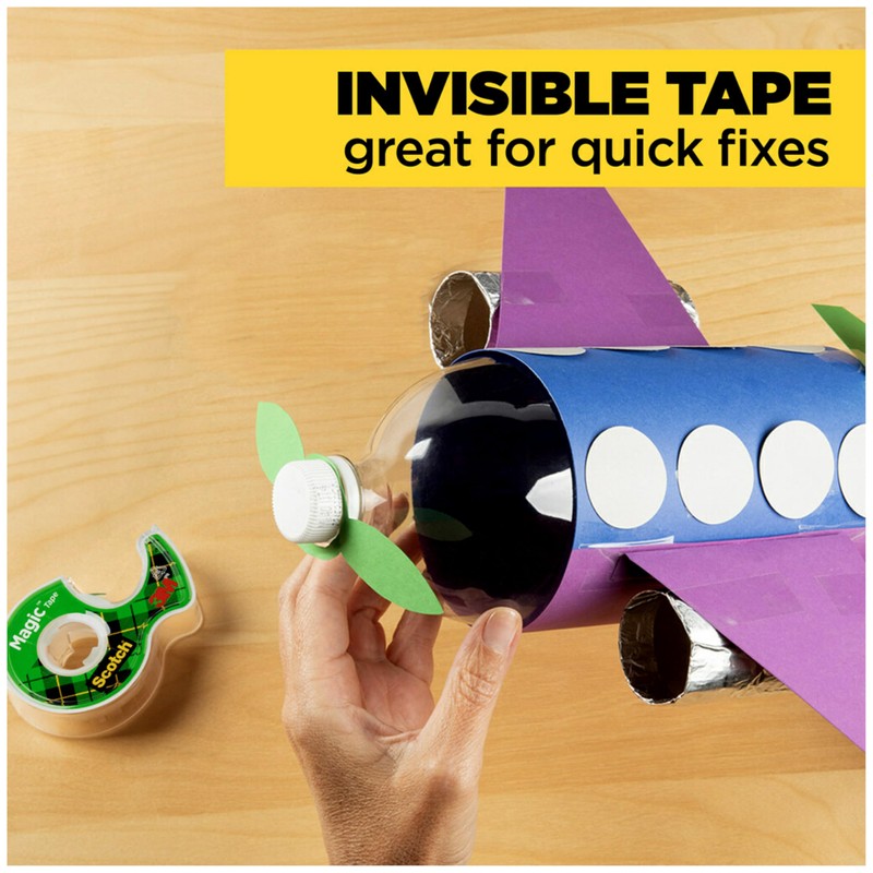 Scotch Magic Tape, 1 Roll, Numerous Applications, Invisible, Engineered for