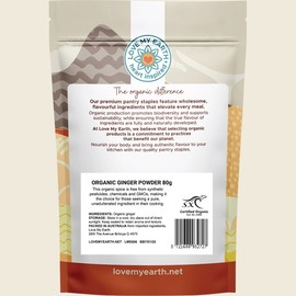 Love My Earth Organic Ginger Ground 80g