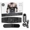 Smart Abdominal Muscle Trainer TENS PU Leather Slimming Belt Rechargeable