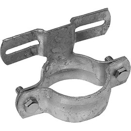 Sign, fixing, bracket, clamp, sign clamp for round pipe, pipe clamp, diameter 60 mm pipe