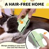 Cat Comb with Release Button, Cat Brush for Short or