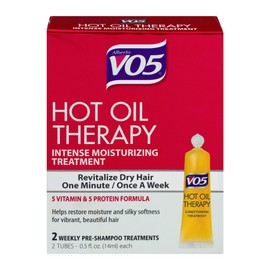 Alberto VO5 Alberto Vo5 Hot Oil Intense Conditioning Treatment, 0.5 Ounce, 2-count Tubes (Pack of 3)