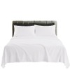 100% Egyption Cotton 200 Thread Count Flat Sheets (White, Double)