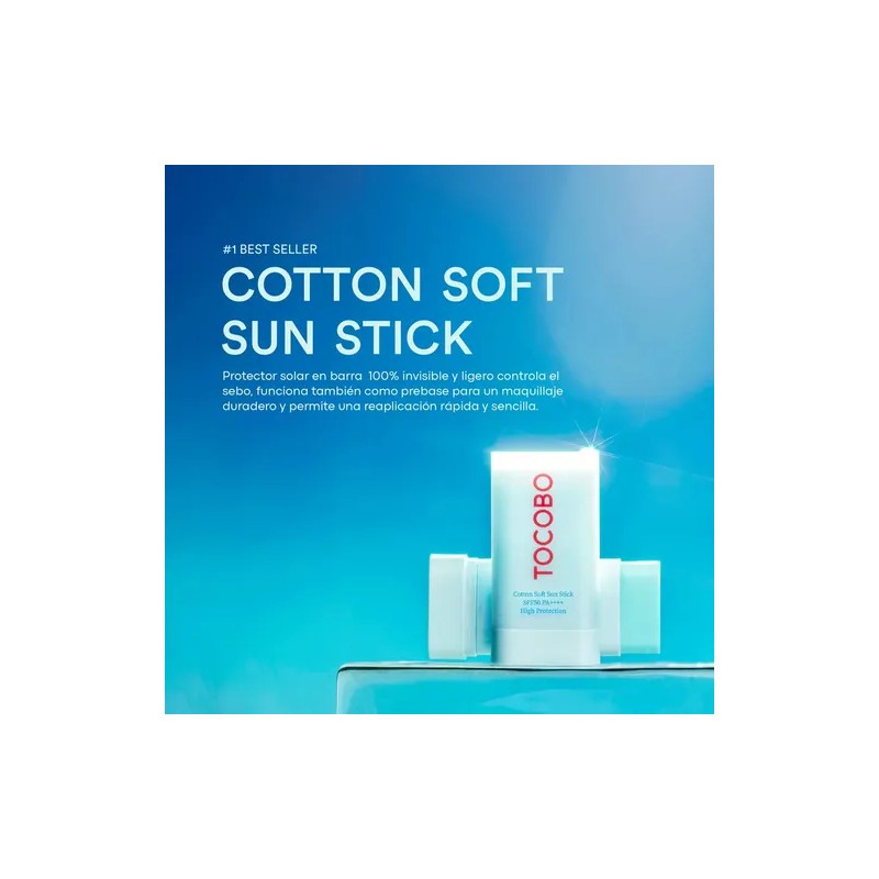 Tocobo Protector Solar en Barra Cotton Sun Stick Spf50+