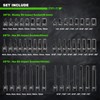 TecoTek 84-Piece 3/8-Inch Drive Master Hex Bit Impact Socket Set,