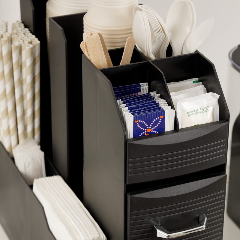 Baroni Home Coffee Station Nespresso Coffee Holder Professional, 11 Compartments,