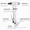 Handheld Air Nibbler Pneumatic Sheet Metal Cutter High Hardness Blade