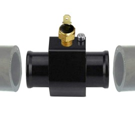 American Volt Dual 7" Inch Electric Fan 38Mm Radiator Hose Adapter 180'F Thermostat Switch Kit