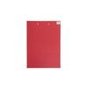 MAUL 2335225 A4 Portrait Clipboard with Foil Cover - Red