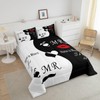 Feelyou Valentine's Day Bedding Set King Size His and Hers