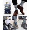 Shihanee 6 Pairs Back to School Christian Socks for Men