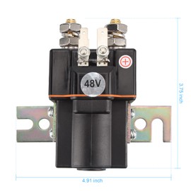 Dewkake Club Car 48V 4 Terminal Solenoid Coil, Fits 1995-UP DS and 2004-2008 Precedent Golf Carts, OEM# 101908701 102774701, 5722 Suit(Solenoid and Resistor Assembly)