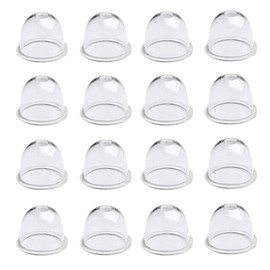 Bymivofun Pack of 16 Primer Bulb Carburettor Oil, 19 mm Primer Bulb Petrol, Fuel Pump Carburettor Primer Piston for Mower Blower, Lawn Trimmer, Trimmer, Chainsaw, Cutter, Hedge