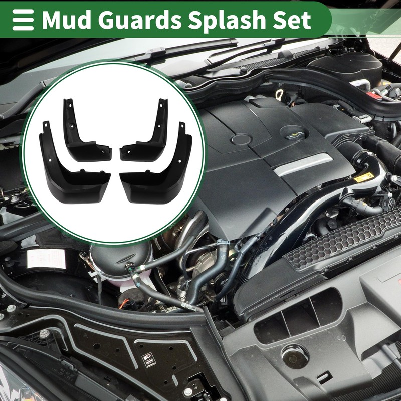 Motoforti Mud Flaps Splash Guards Mud Guards for Honda Fit(Hatchback)