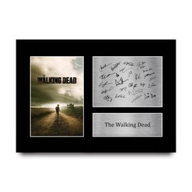 HWC Trading A4 The Walking Dead Cast Andrew Lincon, Danai Gurira Gifts Printed Signed Autograph Picture for TV Memorabilia Fans - A4