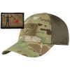 Condor MESH Fitted Tactical Cap Bundle - Blackbeard Coyote -
