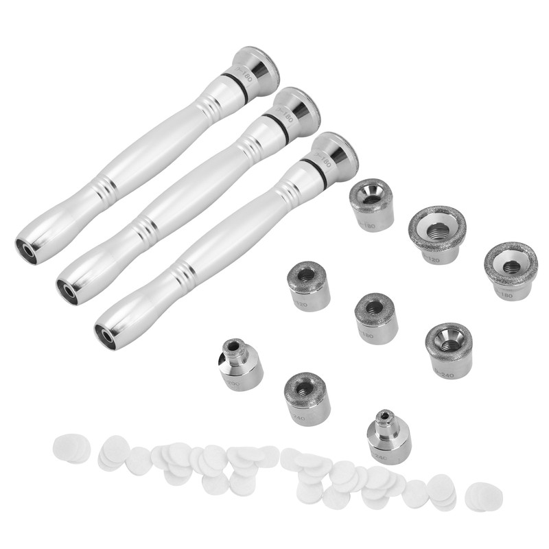 Stainless Steel Microdermabrasion Dermabrasion Tips Accessory Set for Acne Blackhead