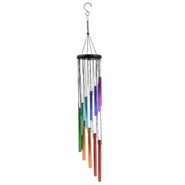 Wind Chimes for Garden | Colorful Aluminum Alloy Tube Wind Chime | Hanging Wind Chimes Outdoor for Garden Decor Patio Window