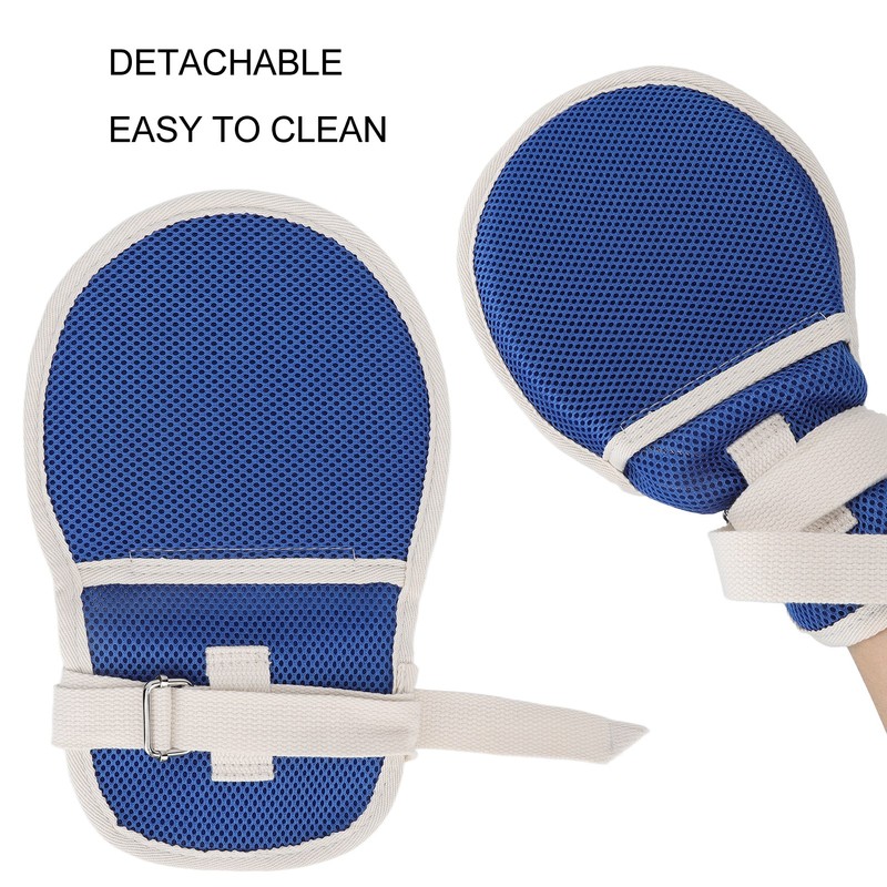 Hand Restraint Glove Elderly Safety Control Breathable Glove Helpful for