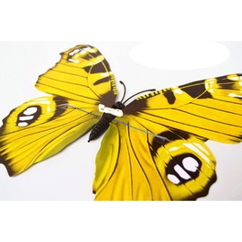 SEIWEI Butterfly Wall Art Wall Decor Sculpture Hanging Decoration for Home Yard Patio Garden Decoration Random Color 10pcs