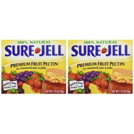 Sure Jell Premium Fruit Pectin For Homemade Jams And Jellies, 100% Natural, 1.75 Ounce (Pack of 2)