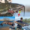 CWSDXM Catfish Float Rigs,Catfish Hooks,Circle Hooks for Catfish with Peg