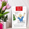 Wife Christmas Card, Funny Christmas Cards Wife, Xmas Card for