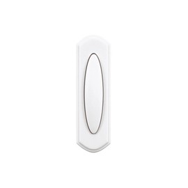 Heath Zenith SL-7797-02 Traditional Décor Series Wireless Door Chime Push Button, Off-White