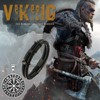 OIDEA Men's Viking Necklace Bracelet Set: Retro Adjustable Double layered