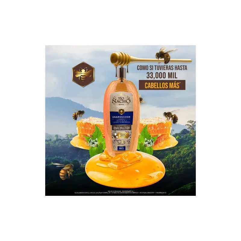 Tio Nacho Shampoo Engrosador Anti-Caída Fortalecedor 950 ml
