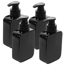 FRCOLOR 4pcs Refillable Pump Lotion Bottles for Travel Durable Pet Empty Dispenser Containers for Shampoo Face Wash Body Wash Compact and Portable Design