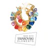 Arracada Cristal Austriaco - Color Rainbow or Pastel - Chapa